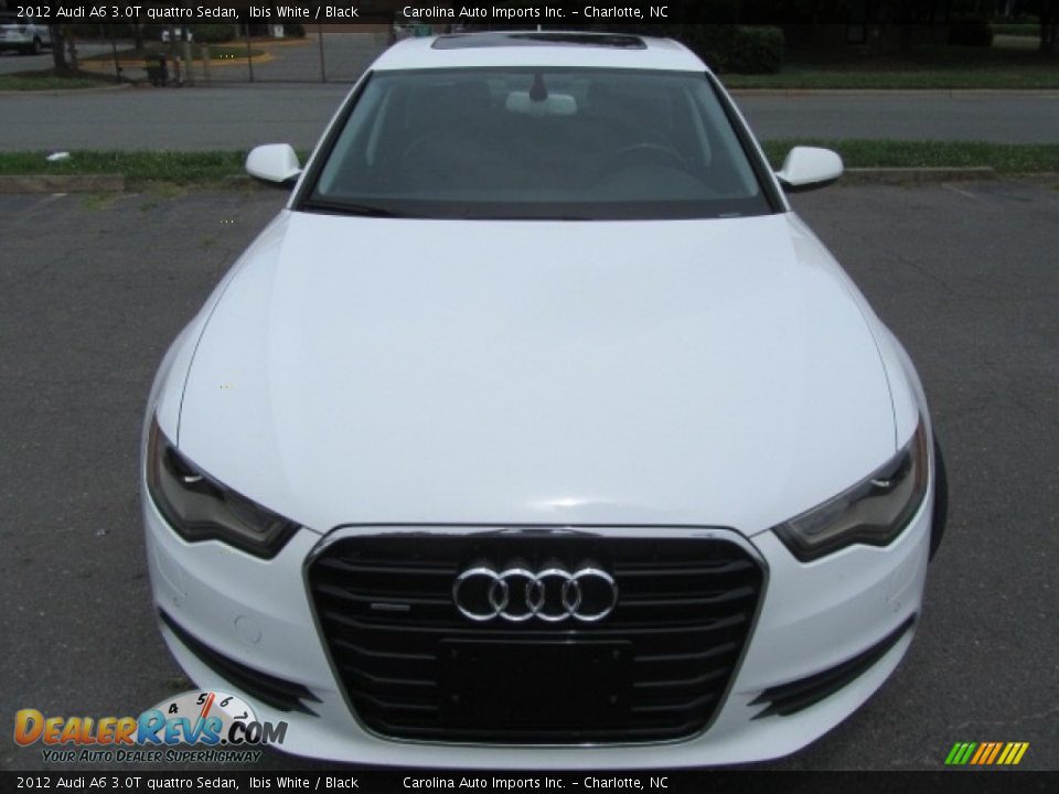 2012 Audi A6 3.0T quattro Sedan Ibis White / Black Photo #5