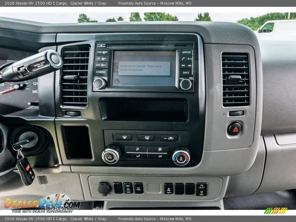 Controls of 2016 Nissan NV 2500 HD S Cargo Photo #34