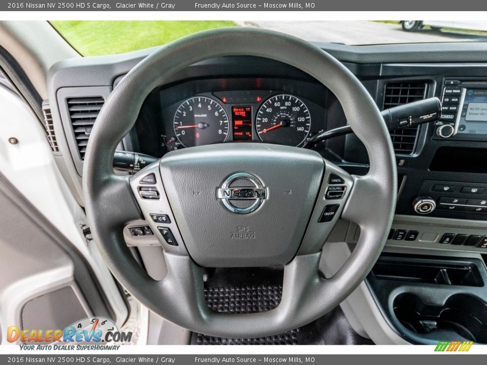 2016 Nissan NV 2500 HD S Cargo Steering Wheel Photo #35