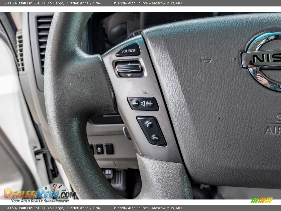2016 Nissan NV 2500 HD S Cargo Steering Wheel Photo #36