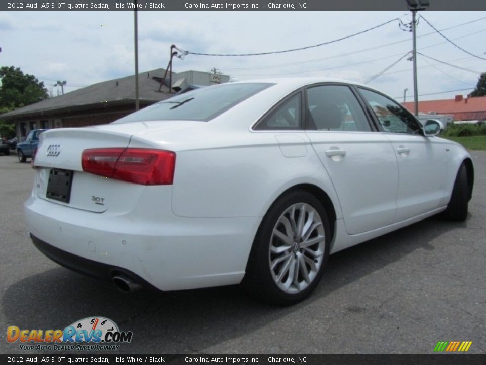 2012 Audi A6 3.0T quattro Sedan Ibis White / Black Photo #10