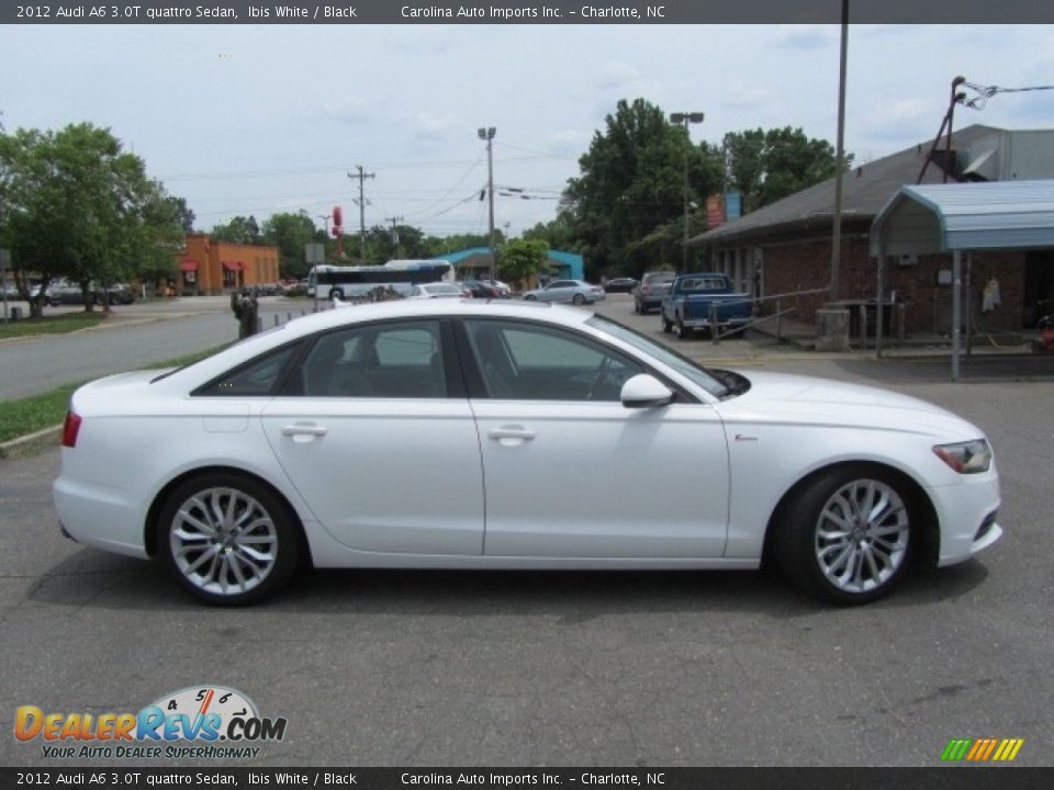 2012 Audi A6 3.0T quattro Sedan Ibis White / Black Photo #11