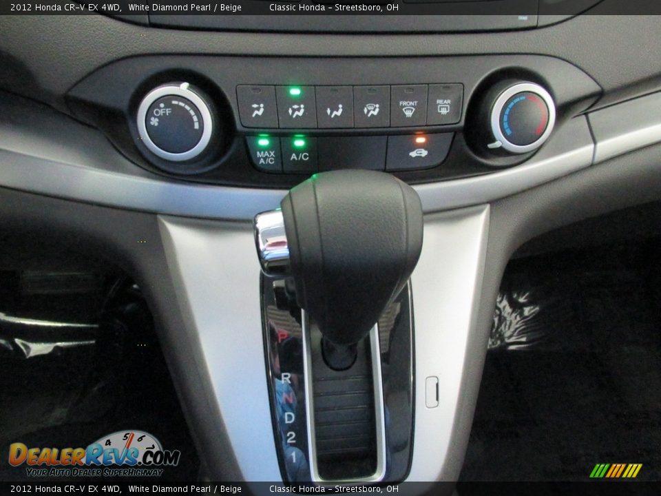 2012 Honda CR-V EX 4WD White Diamond Pearl / Beige Photo #32
