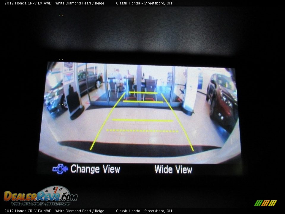 2012 Honda CR-V EX 4WD White Diamond Pearl / Beige Photo #36