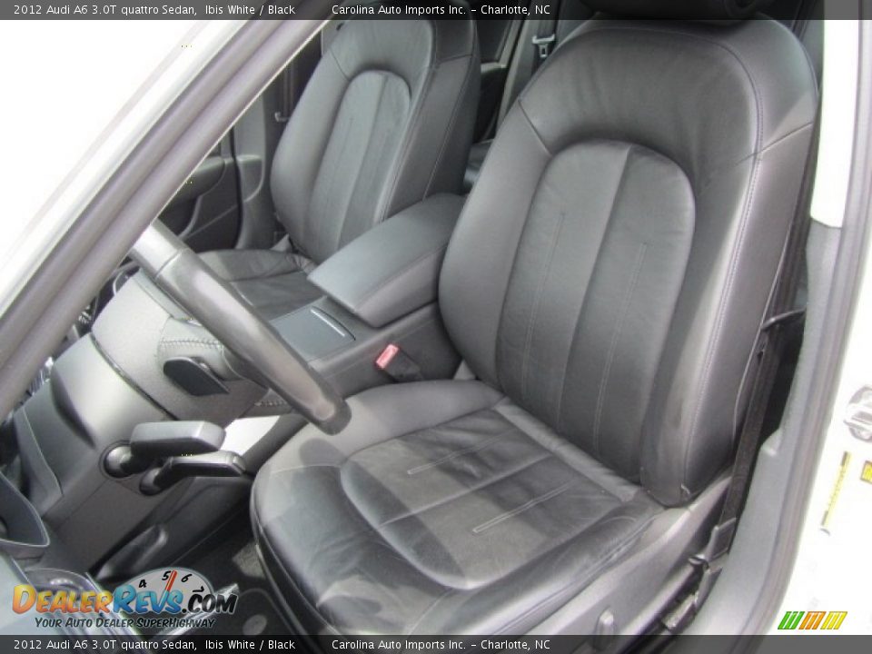 2012 Audi A6 3.0T quattro Sedan Ibis White / Black Photo #18
