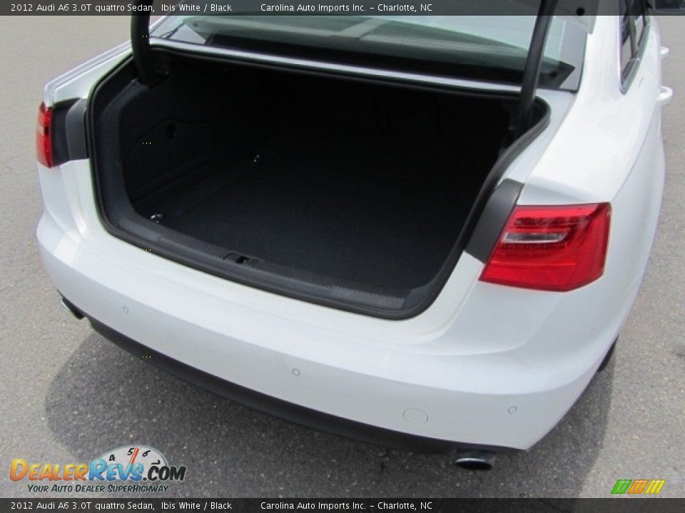 2012 Audi A6 3.0T quattro Sedan Ibis White / Black Photo #20