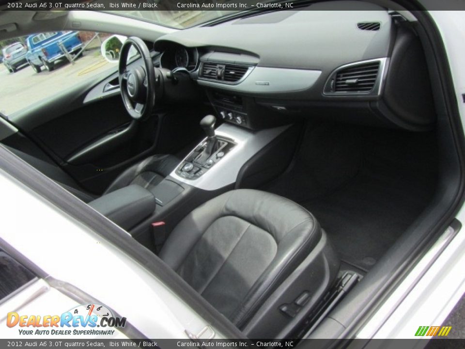 2012 Audi A6 3.0T quattro Sedan Ibis White / Black Photo #21