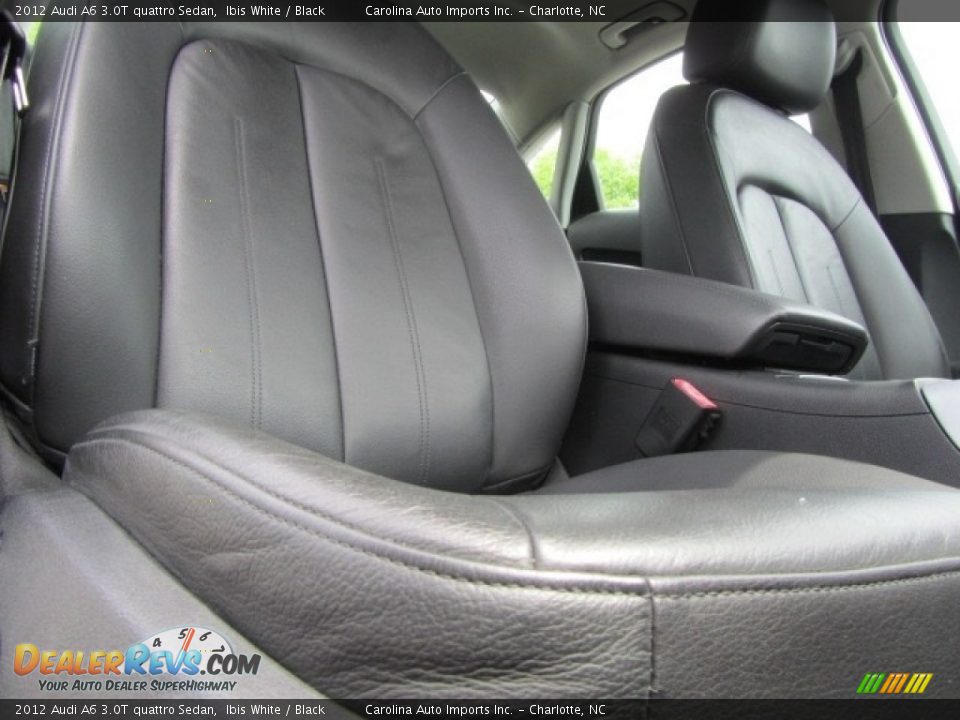 2012 Audi A6 3.0T quattro Sedan Ibis White / Black Photo #22