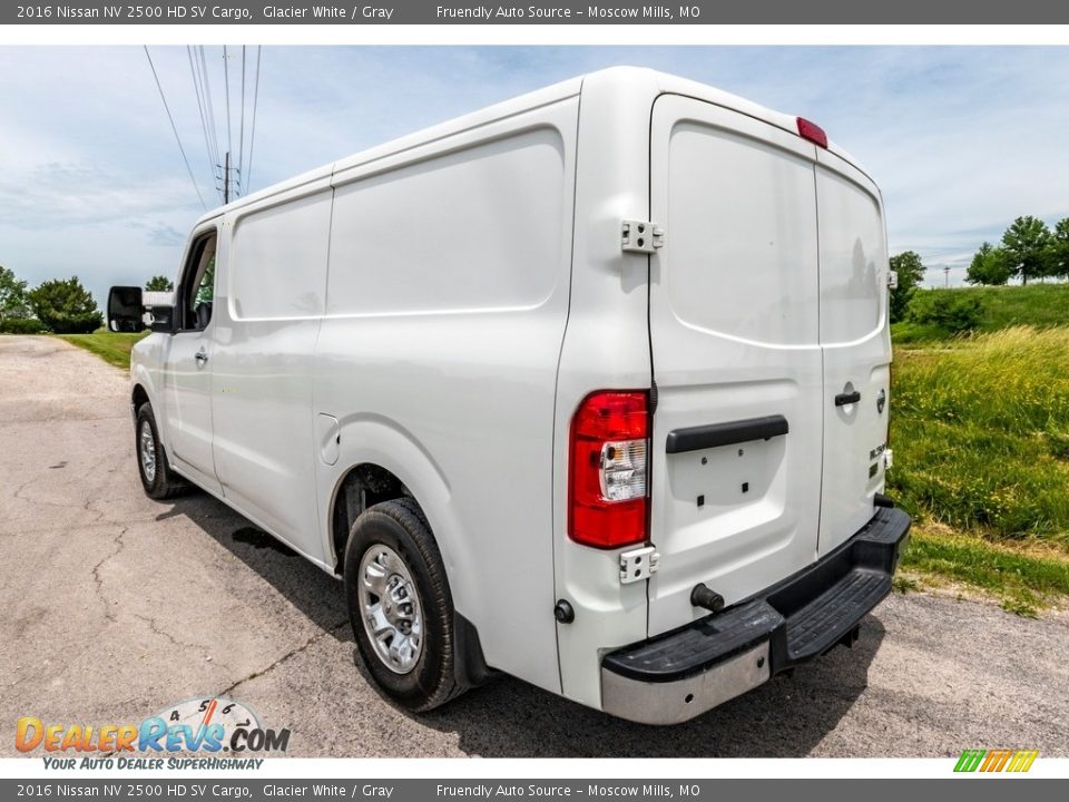 2016 Nissan NV 2500 HD SV Cargo Glacier White / Gray Photo #6