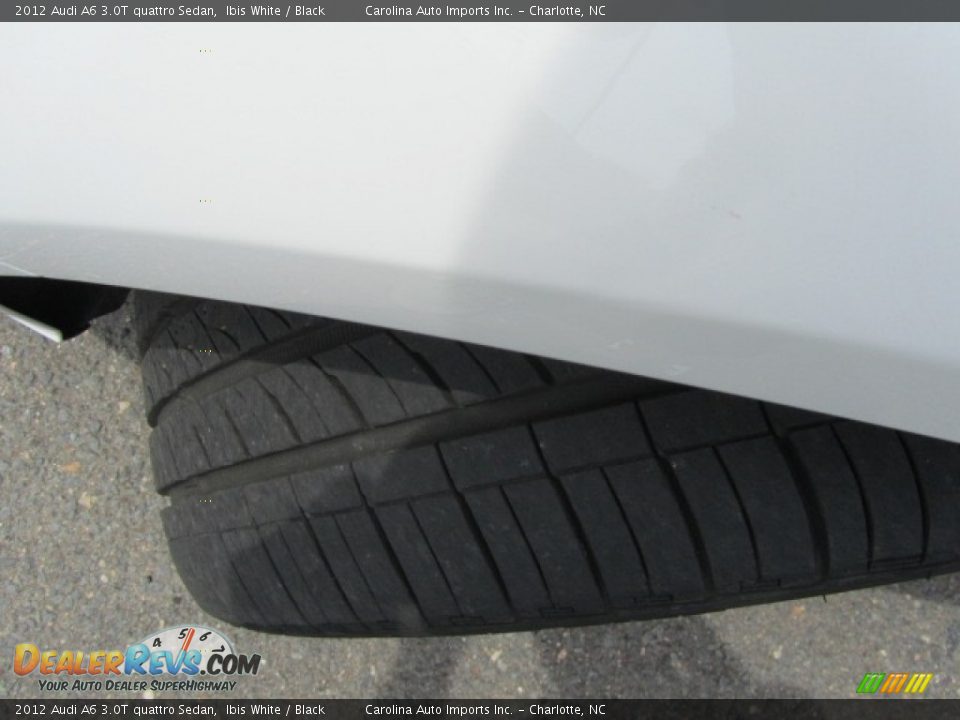 2012 Audi A6 3.0T quattro Sedan Ibis White / Black Photo #27