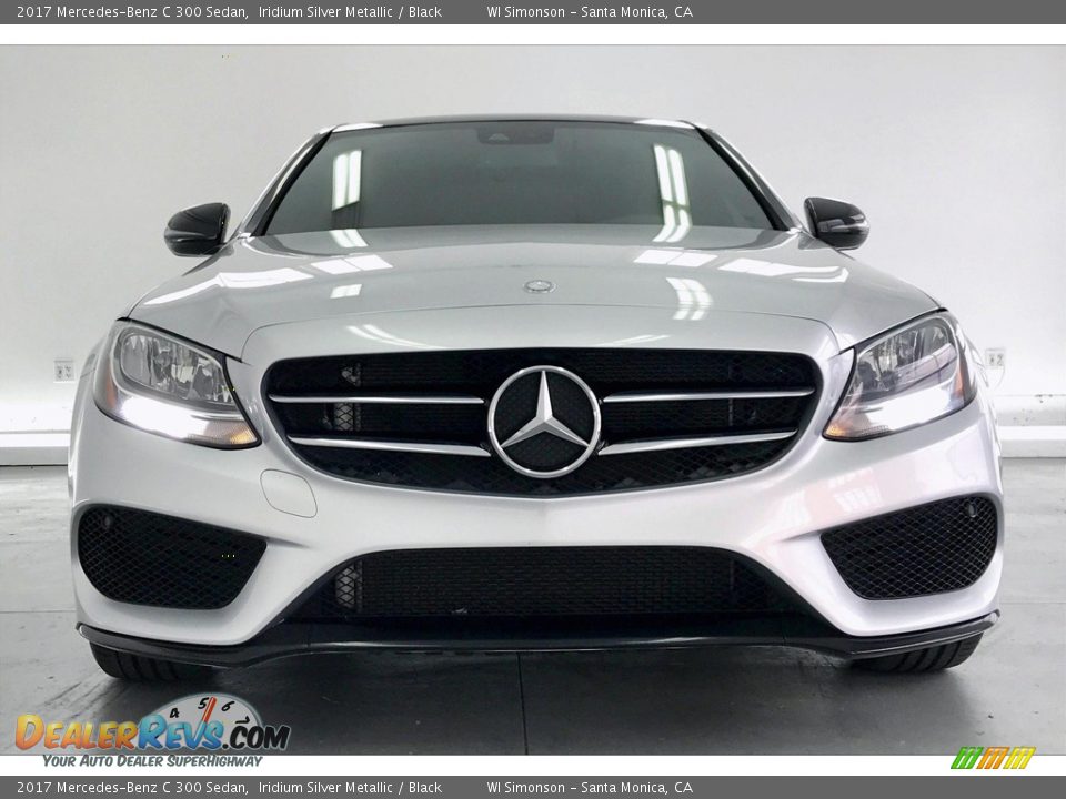 2017 Mercedes-Benz C 300 Sedan Iridium Silver Metallic / Black Photo #2