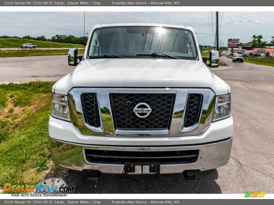 2016 Nissan NV 2500 HD SV Cargo Glacier White / Gray Photo #9