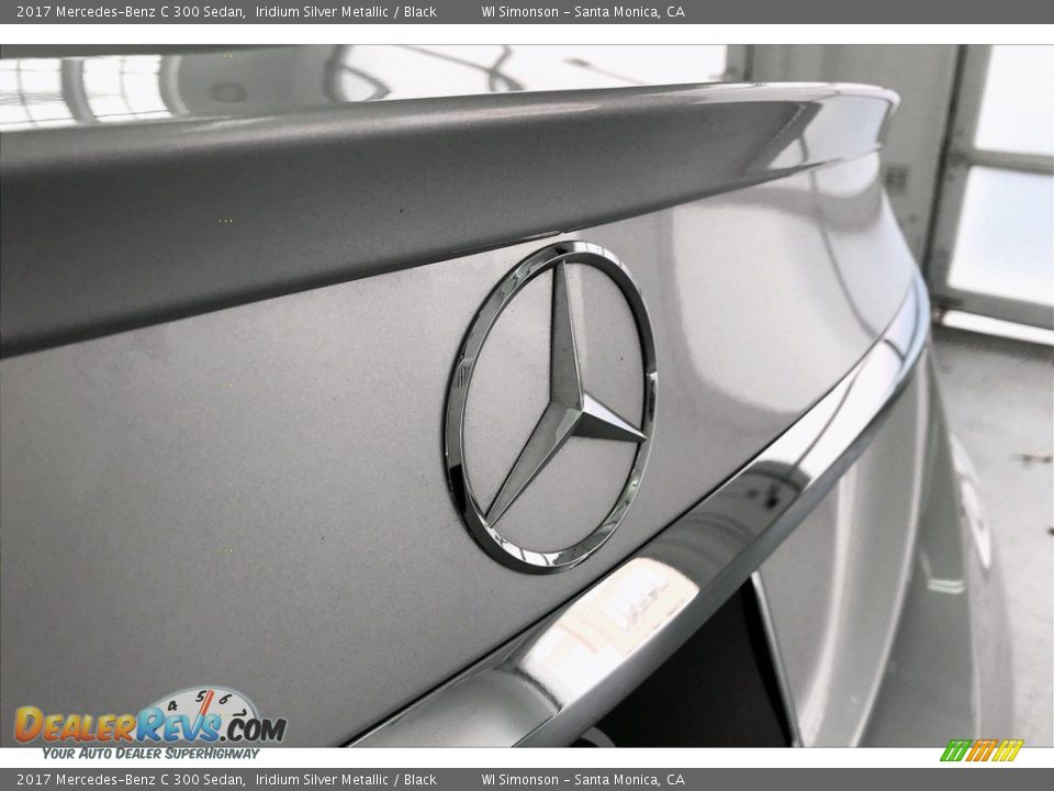 2017 Mercedes-Benz C 300 Sedan Iridium Silver Metallic / Black Photo #7