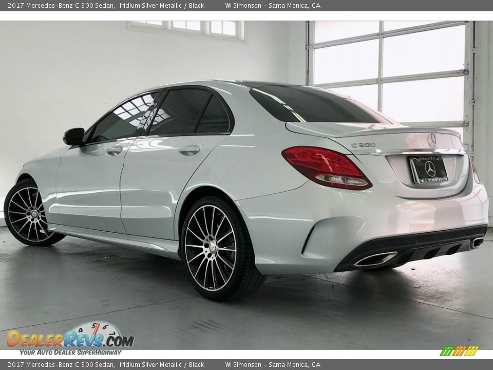 2017 Mercedes-Benz C 300 Sedan Iridium Silver Metallic / Black Photo #10