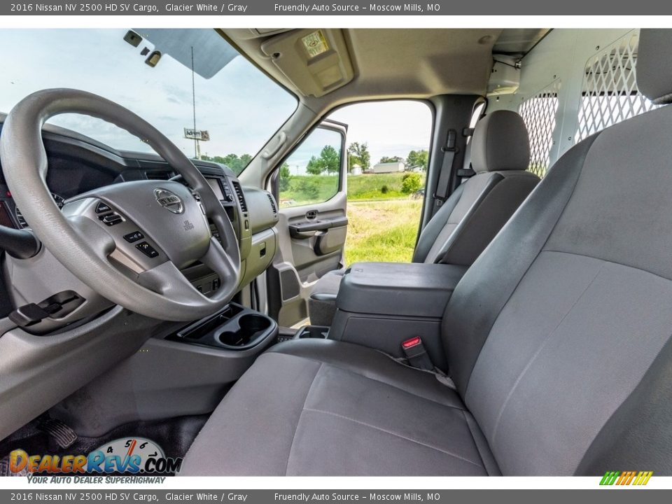 2016 Nissan NV 2500 HD SV Cargo Glacier White / Gray Photo #19