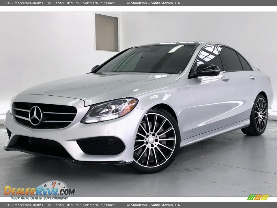 2017 Mercedes-Benz C 300 Sedan Iridium Silver Metallic / Black Photo #12