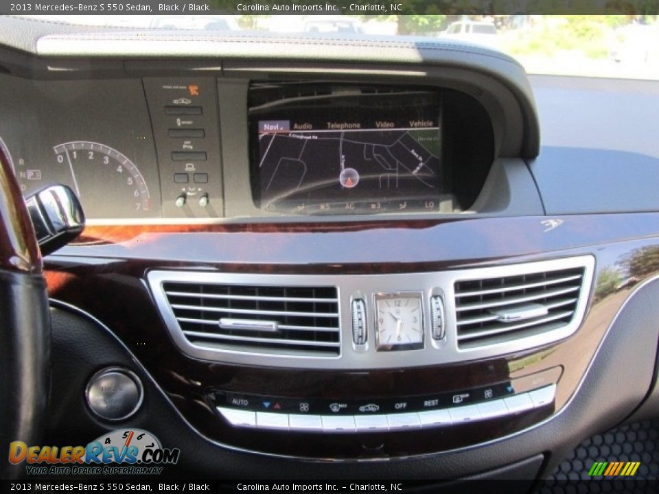 2013 Mercedes-Benz S 550 Sedan Black / Black Photo #15