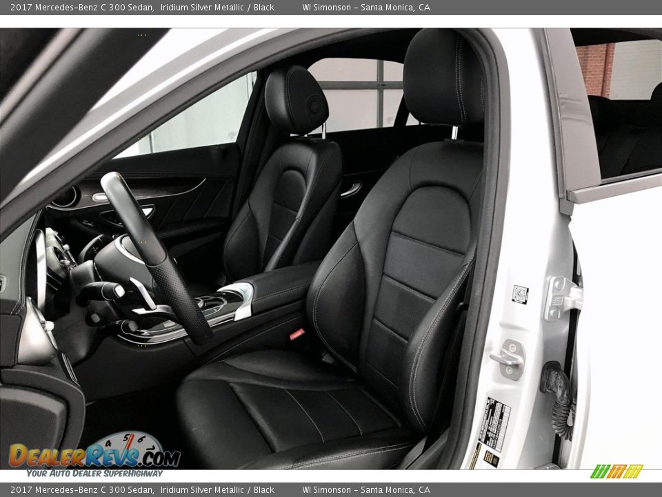 2017 Mercedes-Benz C 300 Sedan Iridium Silver Metallic / Black Photo #14