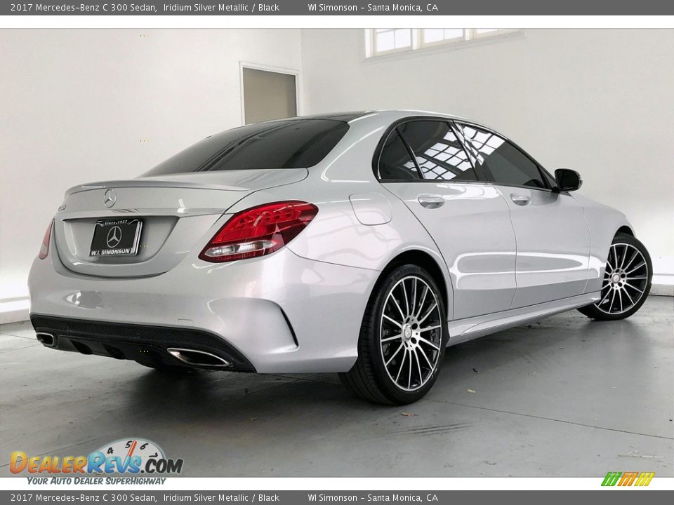 2017 Mercedes-Benz C 300 Sedan Iridium Silver Metallic / Black Photo #16