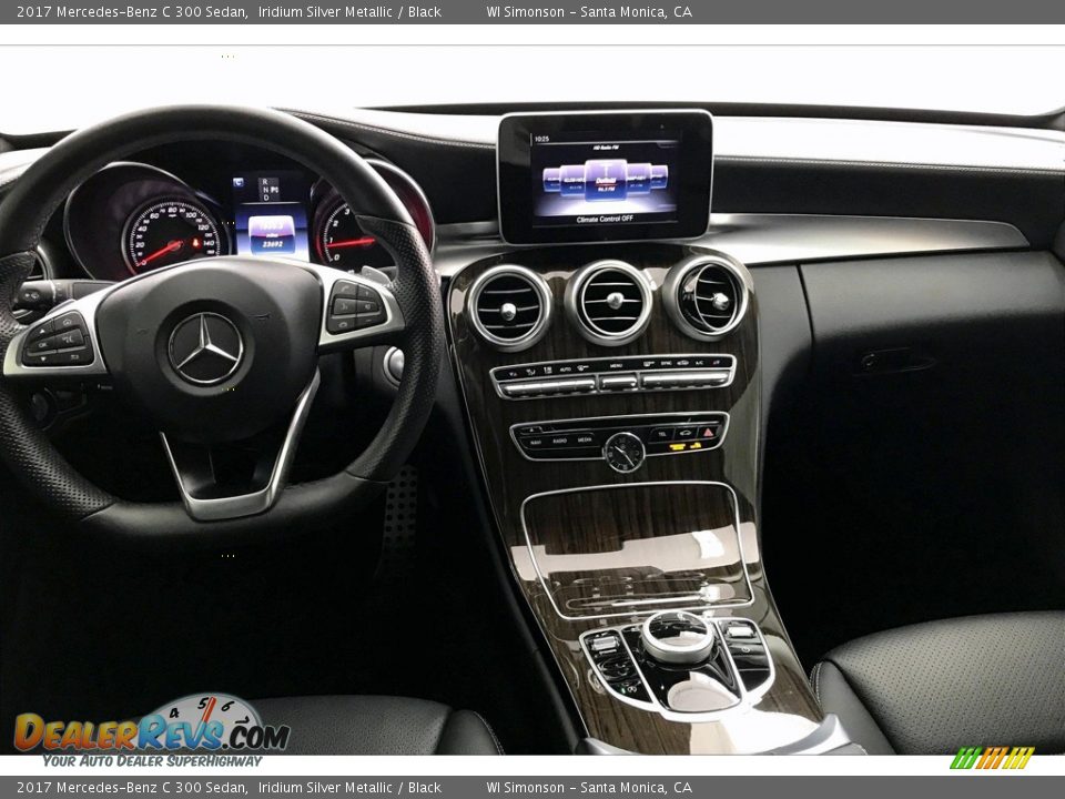 2017 Mercedes-Benz C 300 Sedan Iridium Silver Metallic / Black Photo #17