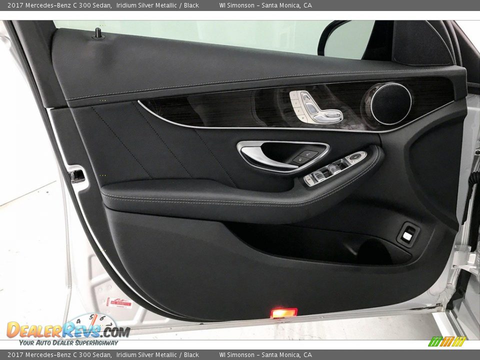 2017 Mercedes-Benz C 300 Sedan Iridium Silver Metallic / Black Photo #25