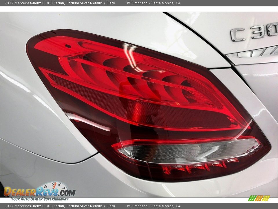 2017 Mercedes-Benz C 300 Sedan Iridium Silver Metallic / Black Photo #26