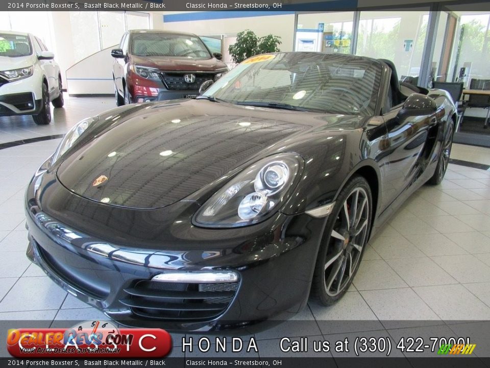 2014 Porsche Boxster S Basalt Black Metallic / Black Photo #1