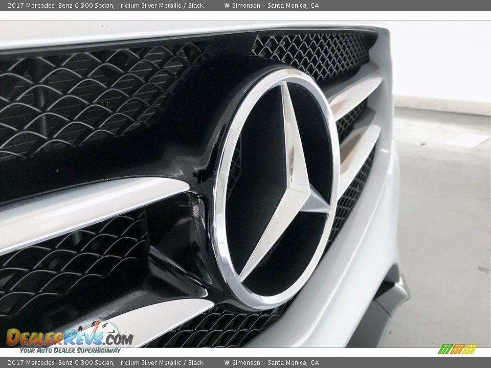 2017 Mercedes-Benz C 300 Sedan Iridium Silver Metallic / Black Photo #33