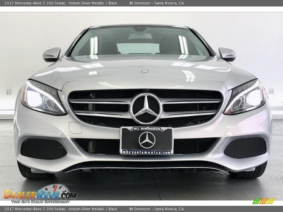 2017 Mercedes-Benz C 300 Sedan Iridium Silver Metallic / Black Photo #2