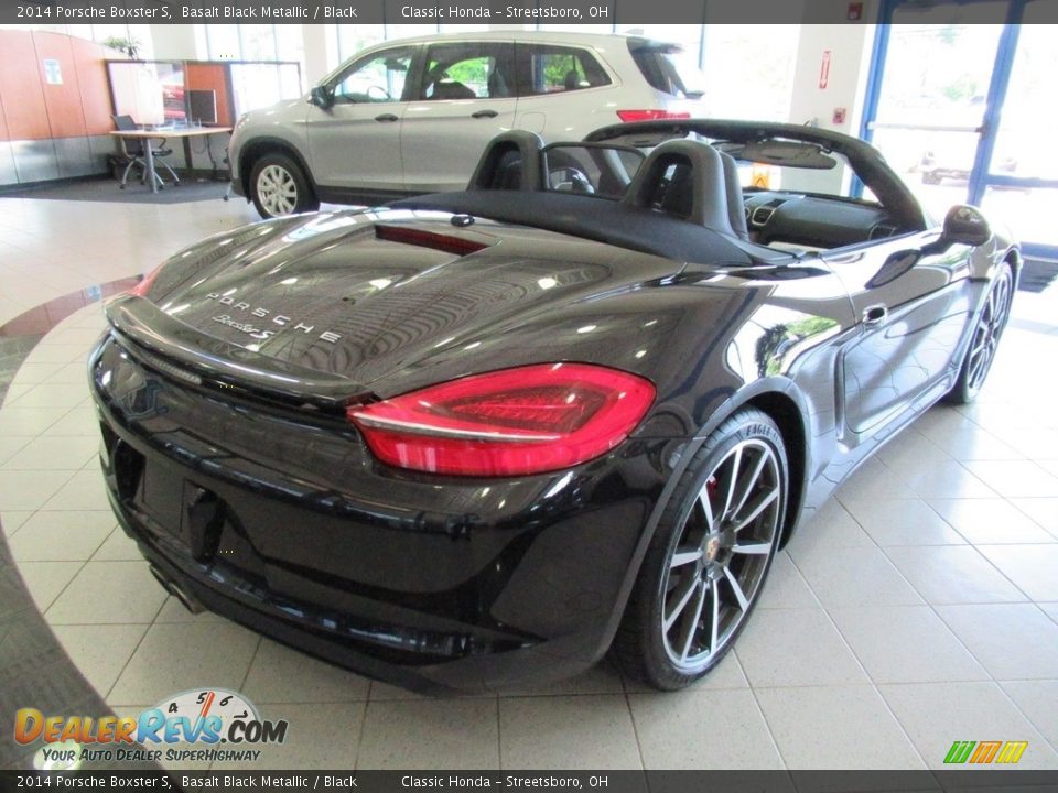 2014 Porsche Boxster S Basalt Black Metallic / Black Photo #7