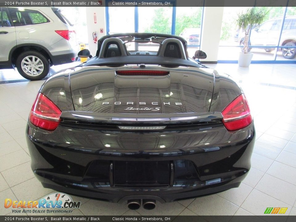 2014 Porsche Boxster S Basalt Black Metallic / Black Photo #8