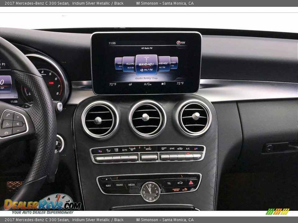 2017 Mercedes-Benz C 300 Sedan Iridium Silver Metallic / Black Photo #5
