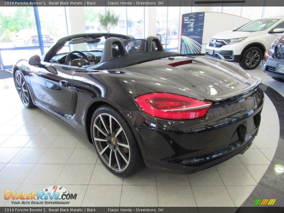 2014 Porsche Boxster S Basalt Black Metallic / Black Photo #10