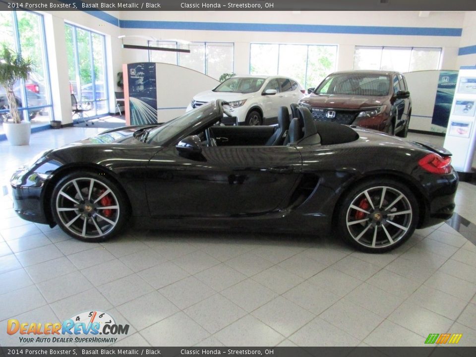 2014 Porsche Boxster S Basalt Black Metallic / Black Photo #11