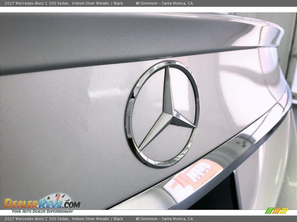 2017 Mercedes-Benz C 300 Sedan Iridium Silver Metallic / Black Photo #7