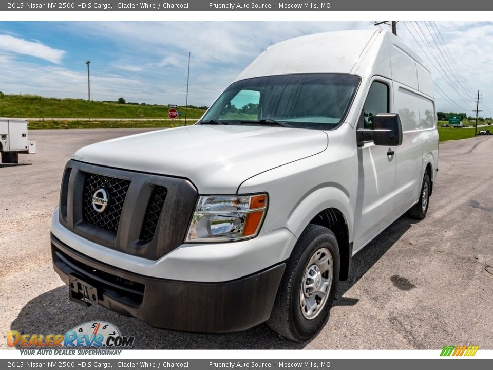 2015 Nissan NV 2500 HD S Cargo Glacier White / Charcoal Photo #8