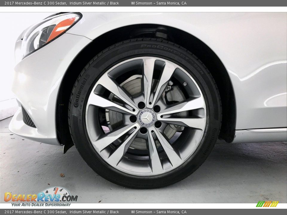 2017 Mercedes-Benz C 300 Sedan Iridium Silver Metallic / Black Photo #8