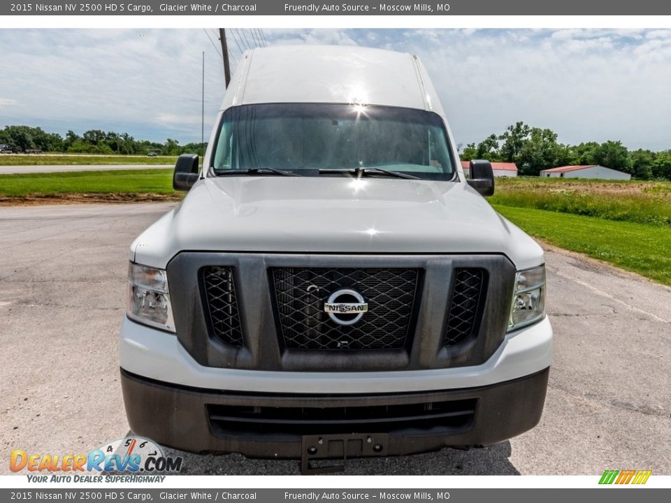 2015 Nissan NV 2500 HD S Cargo Glacier White / Charcoal Photo #9