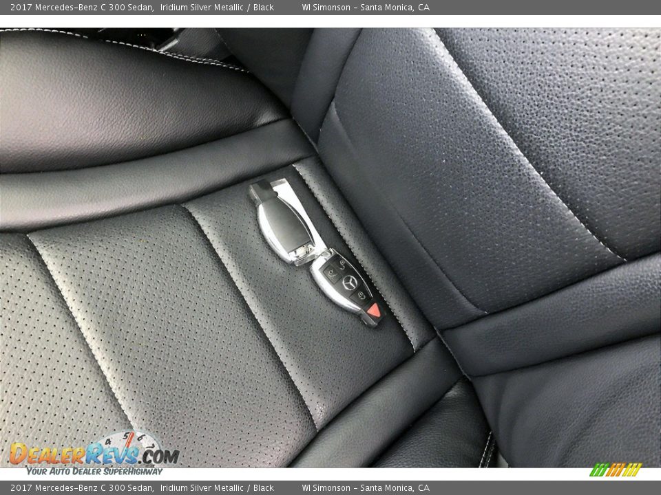 2017 Mercedes-Benz C 300 Sedan Iridium Silver Metallic / Black Photo #11