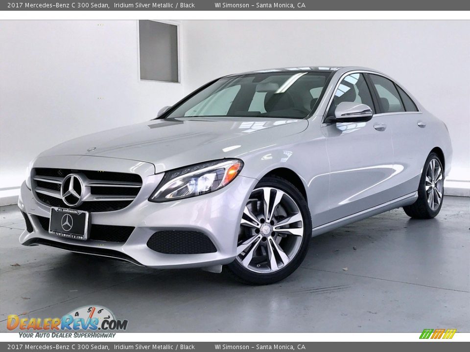 2017 Mercedes-Benz C 300 Sedan Iridium Silver Metallic / Black Photo #12