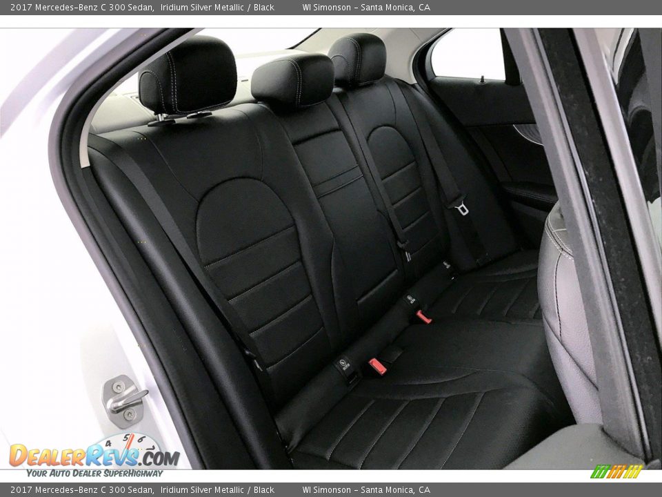 2017 Mercedes-Benz C 300 Sedan Iridium Silver Metallic / Black Photo #13