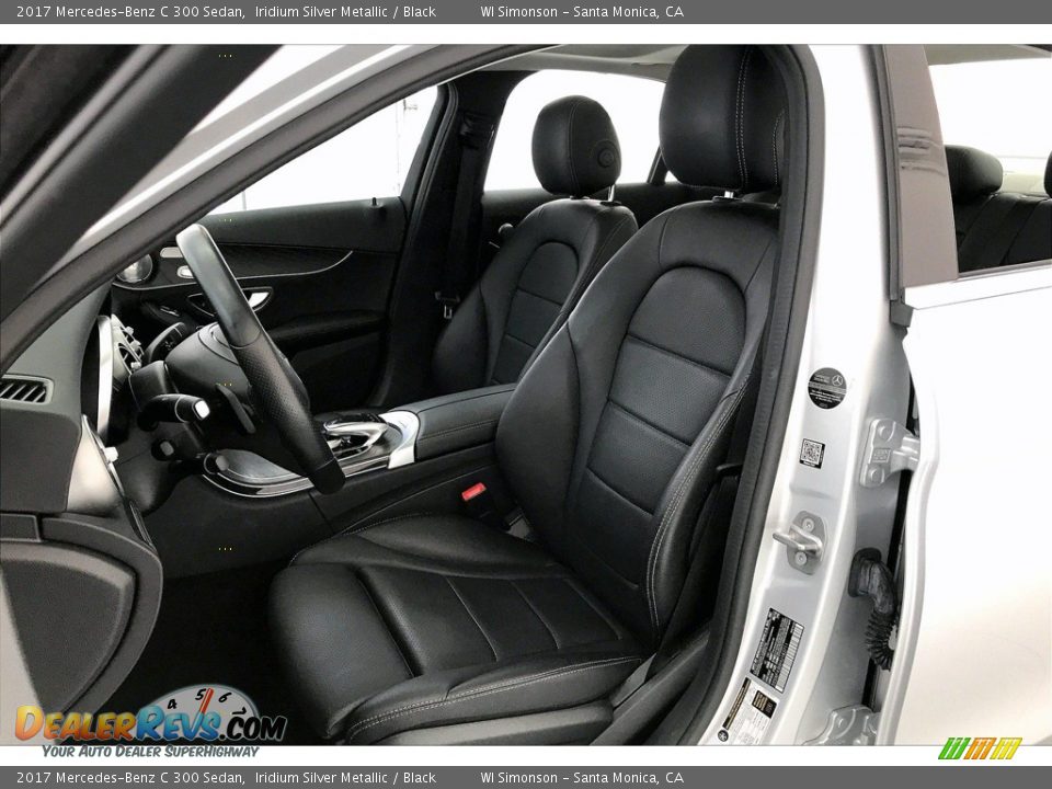 2017 Mercedes-Benz C 300 Sedan Iridium Silver Metallic / Black Photo #14