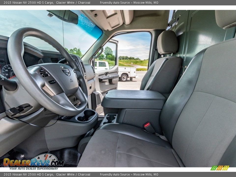 Charcoal Interior - 2015 Nissan NV 2500 HD S Cargo Photo #18