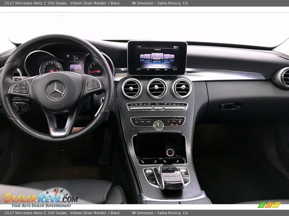 2017 Mercedes-Benz C 300 Sedan Iridium Silver Metallic / Black Photo #17