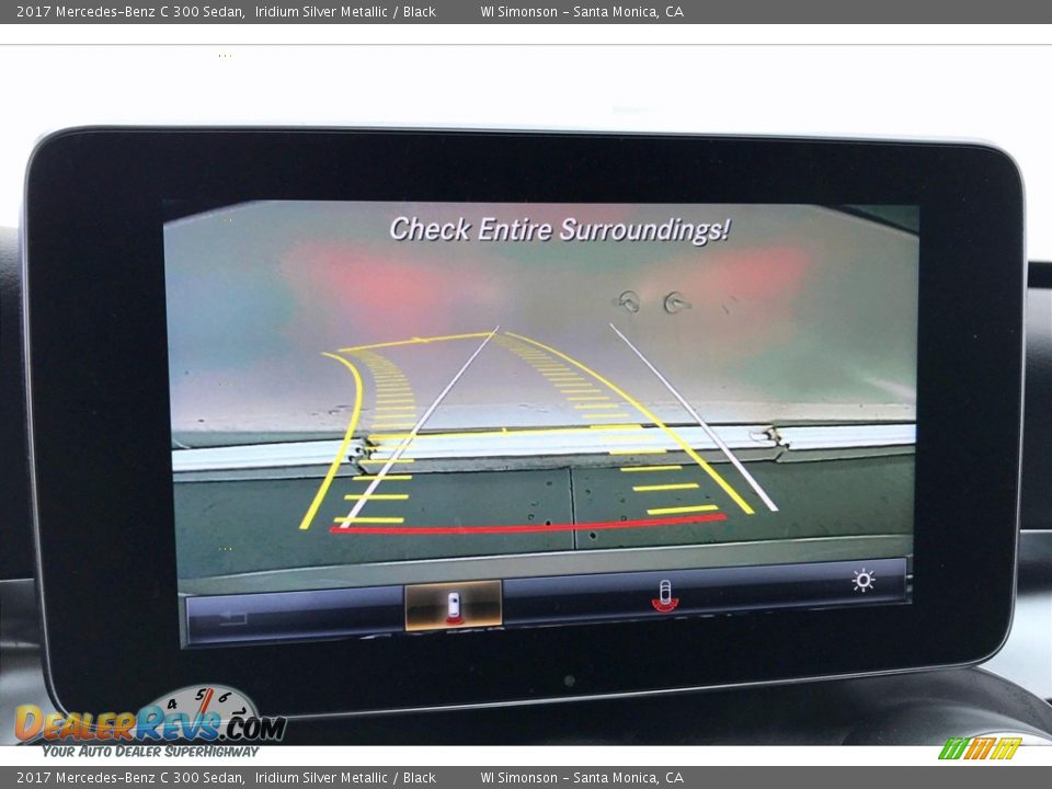 2017 Mercedes-Benz C 300 Sedan Iridium Silver Metallic / Black Photo #21