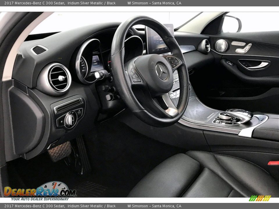 2017 Mercedes-Benz C 300 Sedan Iridium Silver Metallic / Black Photo #22