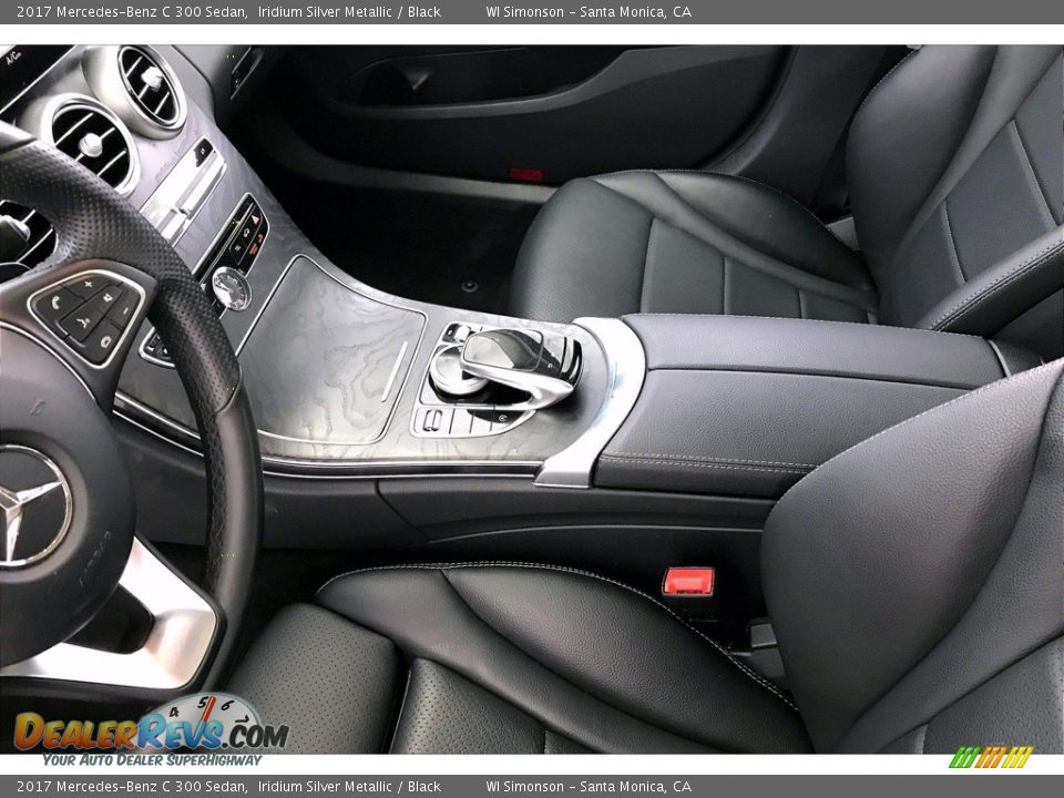 2017 Mercedes-Benz C 300 Sedan Iridium Silver Metallic / Black Photo #23