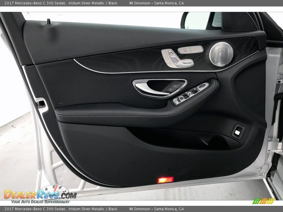 2017 Mercedes-Benz C 300 Sedan Iridium Silver Metallic / Black Photo #25