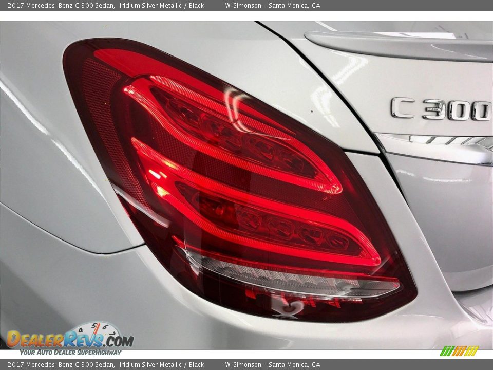 2017 Mercedes-Benz C 300 Sedan Iridium Silver Metallic / Black Photo #26