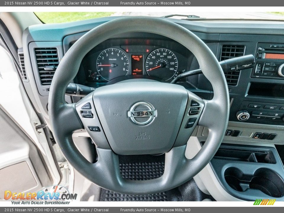2015 Nissan NV 2500 HD S Cargo Steering Wheel Photo #33